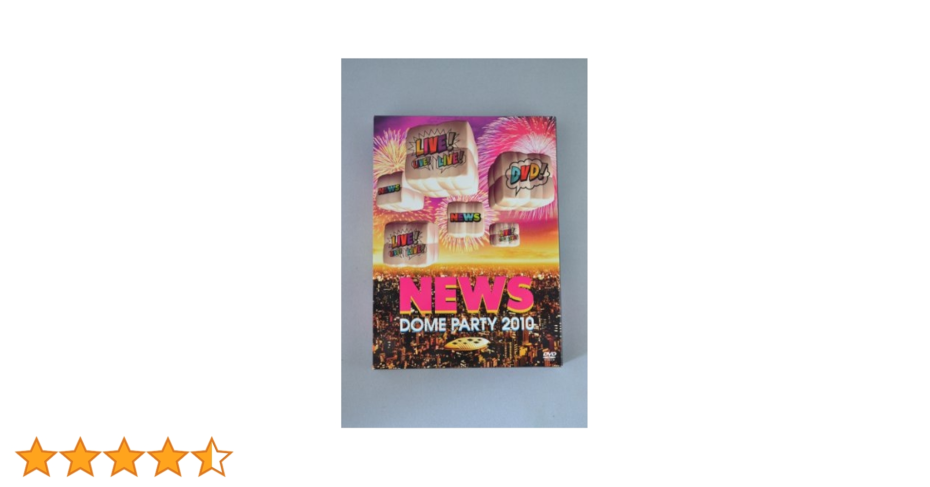 Amazon.co.jp: NEWS DOME PARTY 2010 LIVE! LIVE! LIVE! DVD